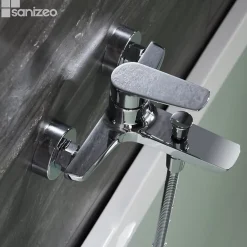 Mitigeur Bain/Douche Anti-Calcaire Chrome IMEX BELGICA BDZ044-4