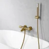 Mitigeur Bain/Douche Anti-Calcaire Thermostatique Or Brossé IMEX LINE BTD038-4OC
