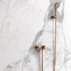 Mitigeur Bain/Douche Anti-Calcaire Or Rose Cuivré IMEX ROMA BDR001-4ORC