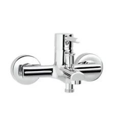 Mitigeur bain/douche mécanique mural, chrome, Kramer Nemo