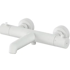 Mitigeur bain-douche thermostatique blanc Essebagno Luisa