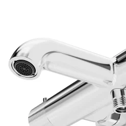 Mitigeur bain/douche thermostatique, chrome, GoodHome Owens
