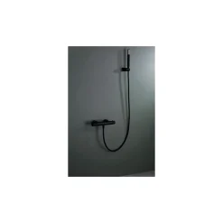 Mitigeur baindouche thermostatique en laiton et zama finition or rose PVD