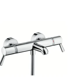 Mitigeur bain/douche thermostatique Comfort Care, chrome, Hansgrohe Ecostat