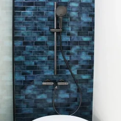 Mitigeur bain-douche thermostatique gun métal Essebagno Luisa