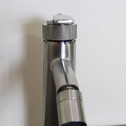 Mitigeur bidet bas façon inox Essebagno Molette