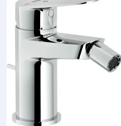 Mitigeur bidet BLUES monocommande à économie d'eau - Chromé Brillant