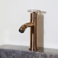Mitigeur bidet cuivre brossé Essebagno Indus