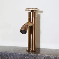 Mitigeur bidet cuivre brossé Essebagno Indus
