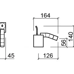 Mitigeur bidet design d'exception SANINDUSA WCA