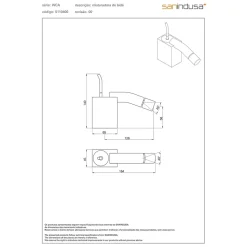 Mitigeur bidet design d'exception SANINDUSA WCA