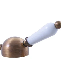 Mitigeur bidet LABE à poser en laiton bronze avec poignée en céramique