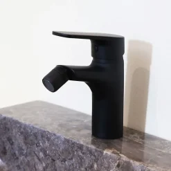 Mitigeur bidet noir Essebagno Full
