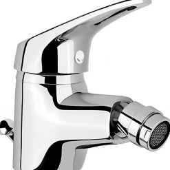 Mitigeur bidet SANINDUSA Cetus Basic chromé livré avec 2 flexibles et son vidage à tirette