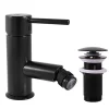 Mitigeur bidet SEINA avec bonde en laiton noir