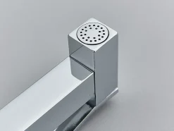 Mitigeur Chrome Encastré pour WC - Douchette Ergonomique, Résistante à la Corrosion, Installation Murale Discrète en Laiton.
