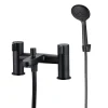 Mitigeur de baignoire noir avec douchette GoodHome Cavally