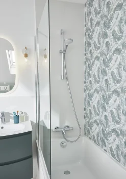 Mitigeur de baignoire thermostatique chromé Hansgrohe Ecostat 1001