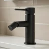 Mitigeur de bidet monotrou avec mousseur orientable, noir mat, GoodHome Owens