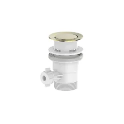 Mitigeur de bidet monotrou avec mousseur orientable, doré, GoodHome Owens