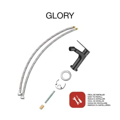 Mitigeur de bidet SKY BATH noir cristal PVD série GLORY