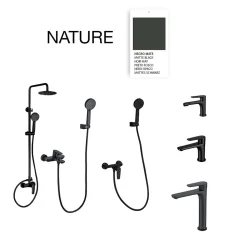 Mitigeur de bidet SKY BATH noir mat série NATURE