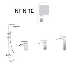 Mitigeur de bidet SKY BATH chromé série INFINITE