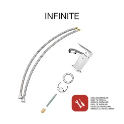 Mitigeur de bidet SKY BATH chromé série INFINITE
