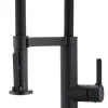 Mitigeur de cuisine avec douchette noir mat GoodHome Kamut