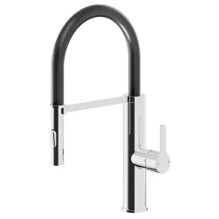 Mitigeur de cuisine chromé avec douchette GoodHome Zatar