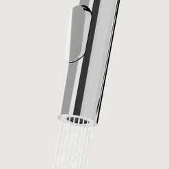 Mitigeur de cuisine chromé avec douchette GoodHome Zatar