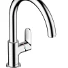 Mitigeur de cuisine effet chromé Hansgrohe Vernis Blend M35 H. 23,5 cm