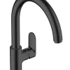 Mitigeur de cuisine en laiton Hansgrohe Vernis noir mat