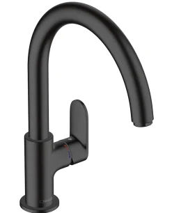 Mitigeur de cuisine en laiton Hansgrohe Vernis noir mat