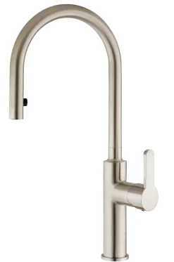 Mitigeur de cuisine nickel satiné avec douchette Kramer Groupe Basal