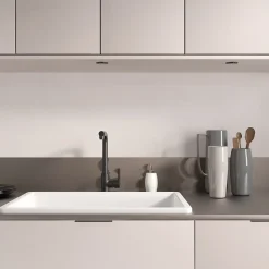 Mitigeur de cuisine noir mat Kramer Groupe Nook