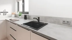 Mitigeur de cuisine noir Grohe Start
