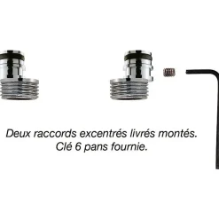 Mitigeur de douche - entraxes 60 à 80 mm - Delabie
