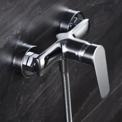 Mitigeur de Douche anti-calcaire Chrome IMEX BELGICA BDZ044-5