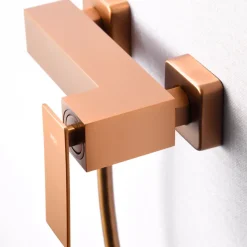 Mitigeur de Douche anti-calcaire Or Rose IMEX PISA BDP048-5ORC