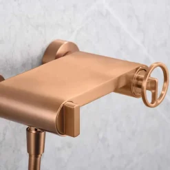 Mitigeur de Douche anti-calcaire Or Rose Cuivré IMEX OLIMPO BDC033-5ORC