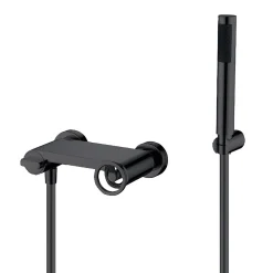 Mitigeur de Douche anti-calcaire Noir Mat IMEX OLIMPO BDC033-5NG