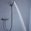 Mitigeur de Douche anti-calcaire Black Gun Métal IMEX MONZA BDM039-5BGM
