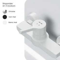 Mitigeur de douche mécanique Robinet Salle de Bain Blanc, FXB20033 X-Joy S AM.PM