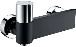Mitigeur de douche mécanique chromé Edouard Rousseau Black steel