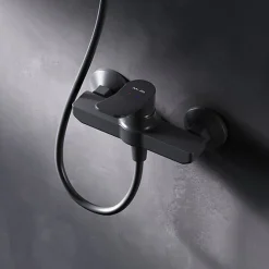 Mitigeur de douche mécanique Robinet Salle de Bain Noir Mat, FXA20022 X-Joy AM.PM