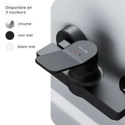 Mitigeur de douche mécanique Robinet Salle de Bain Noir Mat, FXA20022 X-Joy AM.PM