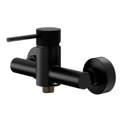 Mitigeur de douche mécanique noir mat, Owens GoodHome
