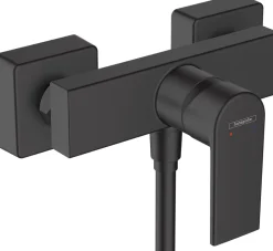 Mitigeur de douche mécanique hansgrohe Vernis Shape noir mat