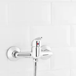 Mitigeur de douche mécanique entraxe 150 mm Arborg en laiton chromé